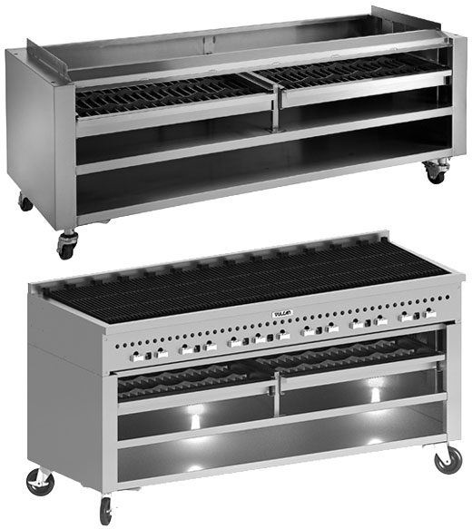 Smoker Wood Assist Base for SCB series Wolf Charbroilers