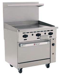 C36 Challenger XL Range with All Griddle Top